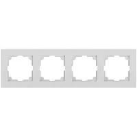 Рамка 4-м СП Accent 6-504-01 бел. Intro Б0063757