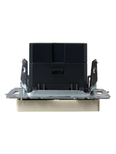 Розетка BRITE USB A+C 18Вт РЮ11-1-БрКр механизм беж. IEK BR-U22-018-K10 фото 4