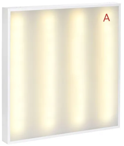 Светильник светодиодный ДВО 2001A PRO 45Вт 3000К Грильято панель опал БАП 3ч IEK LTP-DVO1-2001A-45-30-K01 фото 2