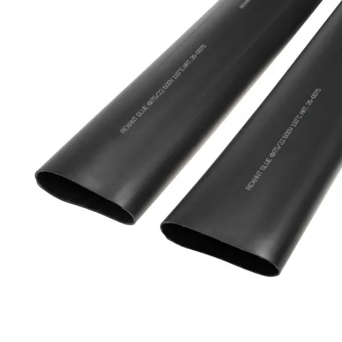 Трубка термоусадочная среднестен. клеевая 75/22 (3-4:1) черн. 1м Rexant 26-0075 фото 4