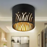 Светильник OL54 BK под лампу GX53 IP20 настенно-потолочный спот черн. Эра Б0061192