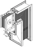 Секция Z-образ. вниз прав. 800А Cu 3L+N+PER IP55 тран. IEK LB-0800C4-35-F-ZDR
