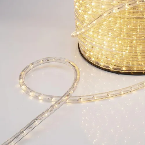 Шнур светодиодный Дюралайт фиксинг 2Вт 36LED/м тепл. бел. (уп.100м) Neon-Night 121-126 фото 5