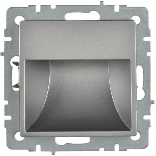 Подсветка светодиодная BRITE встраив. ПЛ20-БрС механизм сталь IEK BR-FL20-K46 фото 2