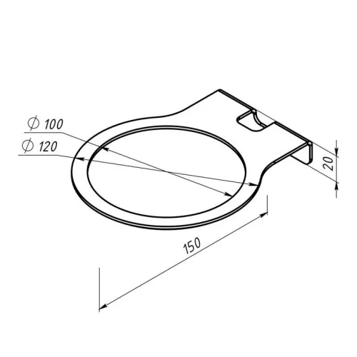 Кронштейн для колонок настенный черн. Rexant 38-0632 фото 5