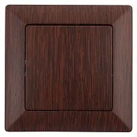 Выключатель 1-кл. СП Solo 4-101-10 10А 250В IP20 венге Intro Б0053553