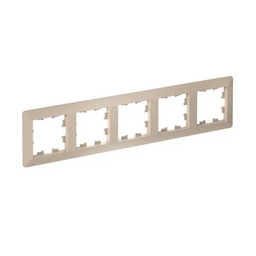 Рамка 5-м AtlasDesign Air песочн./дым. бел. SE ATN221205