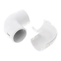 Соединитель угловой 90град. d20мм разборный бел. Промрукав PR13.02451