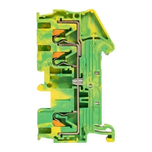 Колодка клеммная пружинная 2.5 Push-in 3 вывода земля EKF PIT-2.5-3-pe фото 7