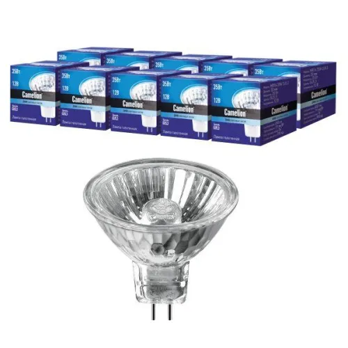 Лампа галогенная MR16 35Вт 12В Camelion 2931 фото 2