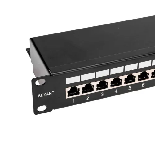 Панель коммутационная 19дюйм 1U 24 порта F/UTP RJ-45 CAT 5e PRO Rexant 02-0041 фото 7