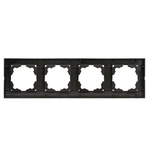 Рамка 4-м Бриллиант горизонт. графит Universal 7947502-Gr фото 3