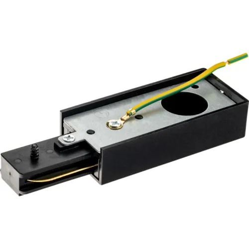 Коннектор питания для шинопровода прямой ARTLINE пластик/медь черн. Ritter 59756 2 фото 4