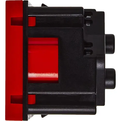 Розетка 2мод. 16А 250В 45град. с заземл. без защ. шторок винт. зажимы красн. ИЭК Leg 4525051 фото 6