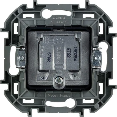 Розетка телевизионная TV/SAT Inspiria с топологией "звезда" механизм сл. кость Leg 673881 фото 2