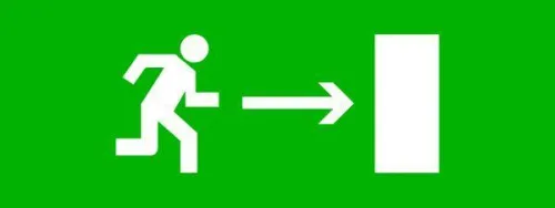Пиктограмма "Направление направо" 320х120мм (для EXIT SAFEWAY-40) EKF pkal-01-04