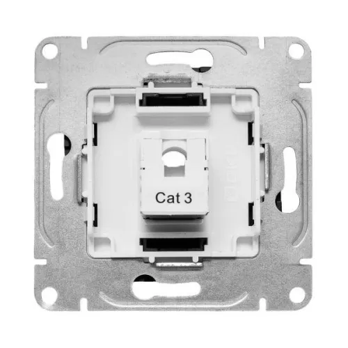 Розетка телефонная 1-м СП Эпика RJ11 механизм черн. EKF UP1-SOB-RJ11 фото 4