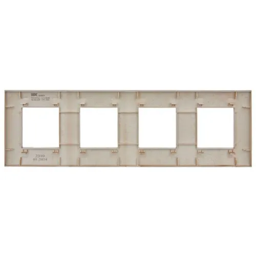 Рамка 4-м SKANDY SK-F04Sa песочн. IEK SK-M42-K98 фото 4