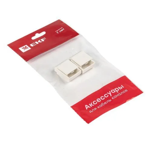 Заглушка 20х10 бел. Plast PROxima (уп.4шт) EKF ecw-20-10x4 фото 3