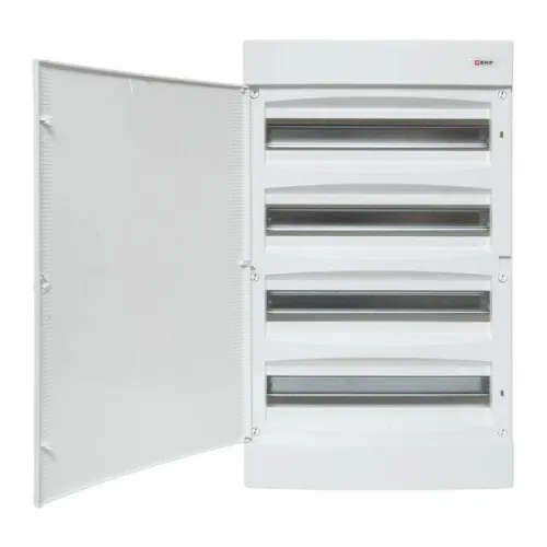 Щит распределительный навесной Unix 4х18мод. IP41 бел. дверь PROxima EKF ux-4x18-nw фото 5