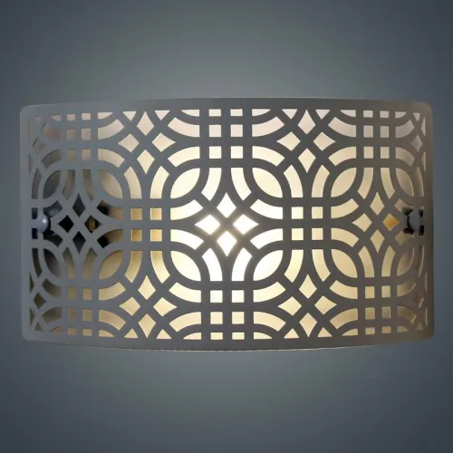 Светильник "Амина" 250х140 НББ 06-40 М42 держ. винт/шнур бел. (ИМ) настенный бел. муар Элетех 1005405252 фото 2