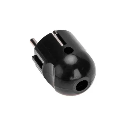 Вилка Евро прямая с з/к 16А черн. Rexant 11-8950 фото 5