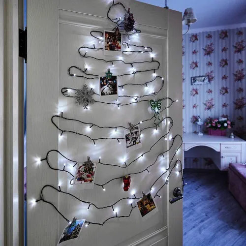 Гирлянда светодиодная "Твинкл Лайт" 10м 80LED бел. 5.7Вт 220-240В IP20 с контроллером 8 режимов провод ПВХ темн. зел. Neon-Night 303-045 фото 8