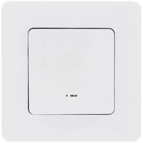 Переключатель 1-кл. Inspiria 10А IP20 250В 10AX с подсветкой/индикацией механизм бел. IEK 673660 фото 4