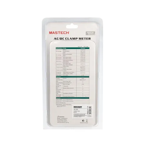 Клещи токовые MS-2138 Mastech 13-1311 фото 5