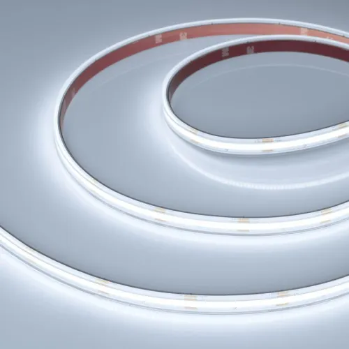 Лента светодиодная COB-PS-X420-12mm 24V White 6000К 4.8Вт/м IP67 герметичная (уп.15м) Arlight 049053