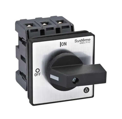 Выключатель-разъединитель 3п 63А IP20 с черн. рукоят. на дверцу 4 винтами SE MSD63320B