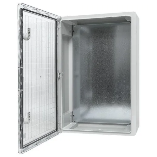 Бокс пластиковый с монтажной платой 600х400х200 IP65 прозр. дверь PROxima EKF PBT65MP008 фото 4