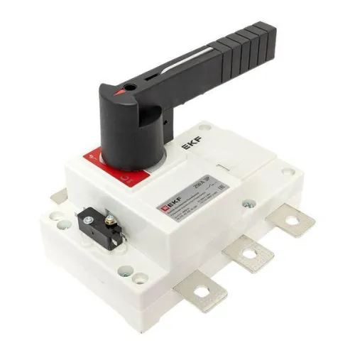 Рубильник-выключатель 3п 250А с рукояткой управления для прямой установки PowerSwitch PROxima EKF psds-250-3 фото 7