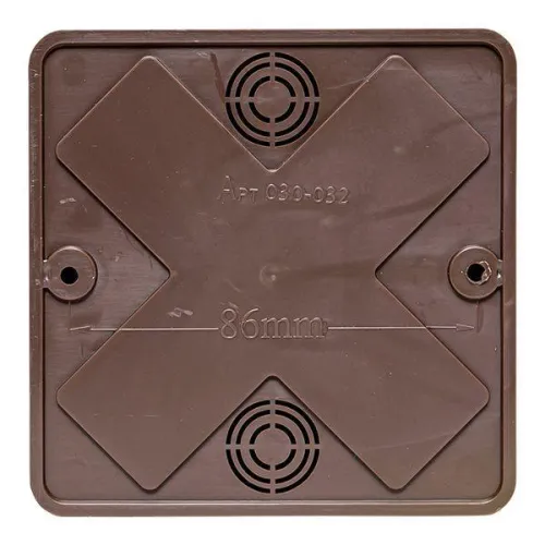 Коробка разветвительная КМР-030-032 100х100х28 темн. дерево PROxima EKF plc-kmr-030-032-t фото 7