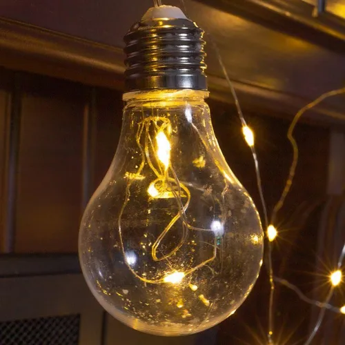 Гирлянда светодиодная "Ретро-лампы" 3м 100LED тепл. бел. 1.5Вт IP20 Neon-Night 303-076 фото 3