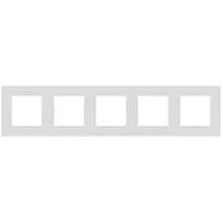 Рамка 5-м 12-5205-01М Классик бел. матов. Эра Б0067766