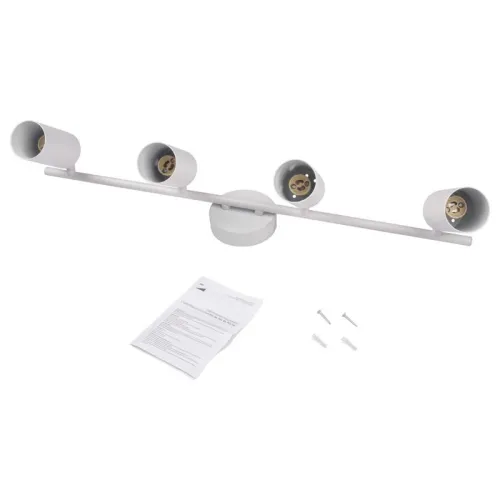 Светильник PCL-0404 4xGU10 IP20 230В WH настен./потолочн. декор. под лампу JazzWay 5066700 фото 8