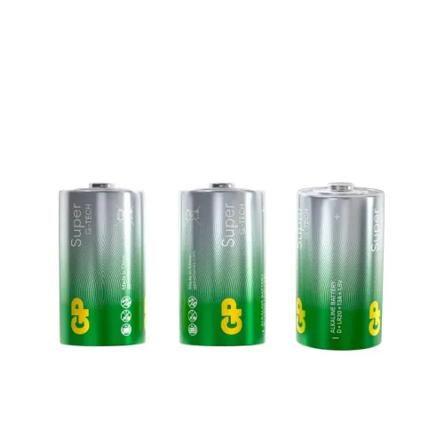 Элемент питания алкалиновый D/LR20 1.5В Super Alkaline G-Tech 13AA21-2CRSBC2 20/160 (блист.2шт) GP 1225 фото 5