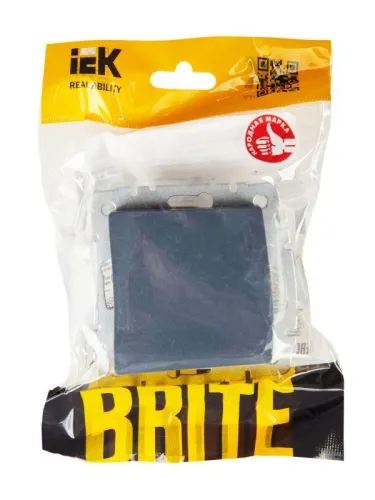 Выключатель перекрестный 1-кл. СП BRITE 10А ВС10-1-3-БрМ механизм маренго IEK BR-V13-0-10-K35 фото 4