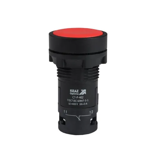 Кнопка OptiSignal Compact D22 С7-P-402 красн. 2НЗ XB7NA44 КЭАЗ 362039