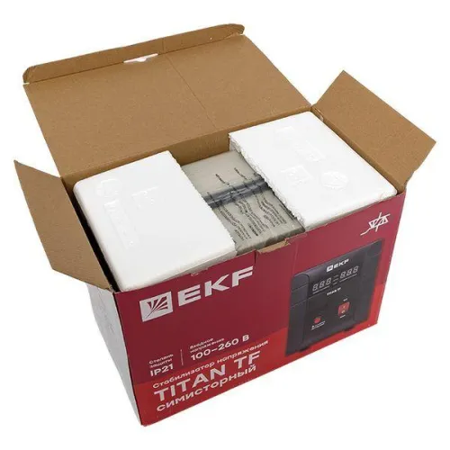 Стабилизатор напряжения электронный напольного исполнения модернизированый TITAN -ТF-2000 EKF stab-TF-2000 фото 3