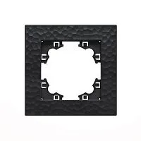 Рамка 1-м Афина фактурная графит Universal A10053-Gr