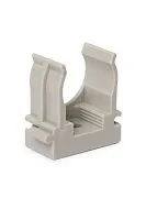 Держатель для труб (клипса) d16мм для монтажного пистолета пластик. RAL7035 OBO 6836301