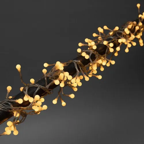 Гирлянда светодиодная "Мишура LED" 3м 288LED желт. 18Вт 220-240В IP20 провод ПВХ прозр. Neon-Night 303-601 фото 8