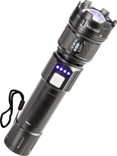 Фонарь ручной аккум. 5Вт P50 LED/ZOOM/Li-ion 1200мА.ч ABS КОСМОС (KOC122Lit)