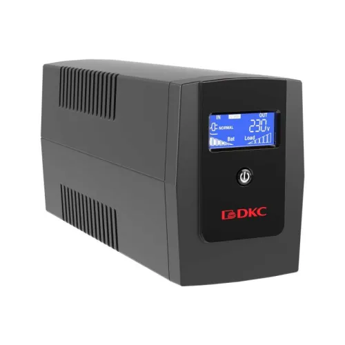 Источник бесперебойного питания ИБП Info LCD 600В.А IEC C13 (3) USB + RJ45 DKC INFOLCD600I фото 2