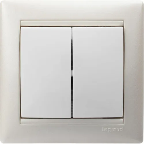 Рамка 1-м Valena бел./сереб. Leg 770491 фото 2