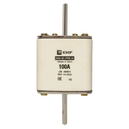 Вставка плавкая ППН-39 630/100А габарит 3 PROxima EKF fus-39/630/100 фото 5