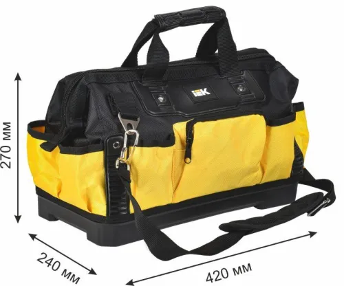 Сумка монтажника с пластиковым дном BG-02 IEK ARMA2L 5 IEK A2L5-BG12-02-K02 фото 9