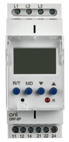 Реле фаз ORF-SP 3ф. 2 конт. 130-650В AC ONI ORF-SP-130-650VAC фото 4